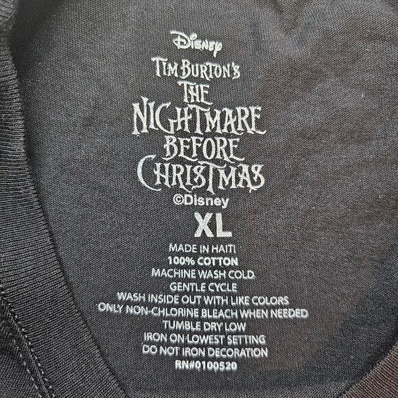 Disney The Nightmare Before Christmas Women's Graphic T-Shirt - Size XL - Picture 5 of 5